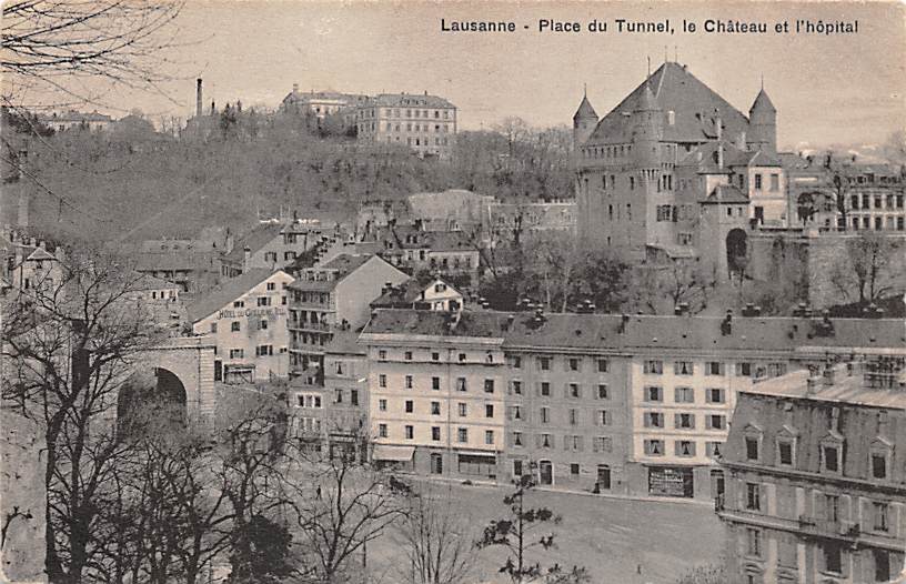 Lausanne, Place du Tunnel