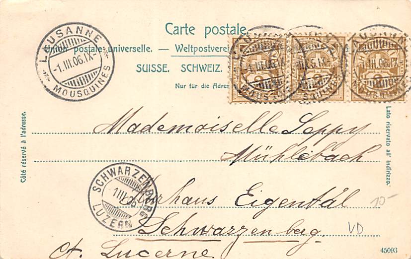 Lausanne, Hotel des Postes