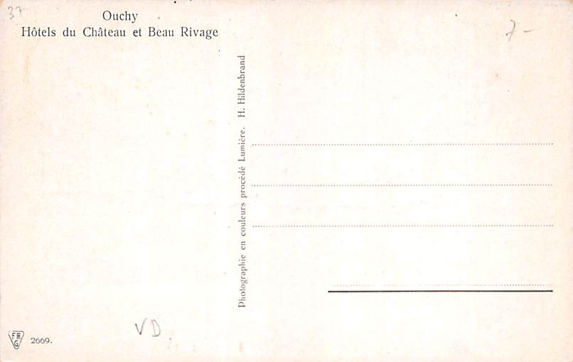 Ouchy, Hotels du Chateau et Beau Rivage