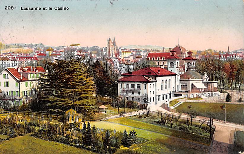 Lausanne, et le Casino
