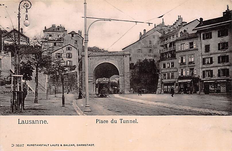 Lausanne, Place du Tunnel
