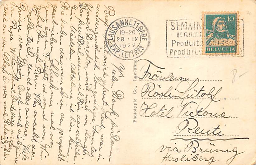 Lausanne, entrée de l'Ecole