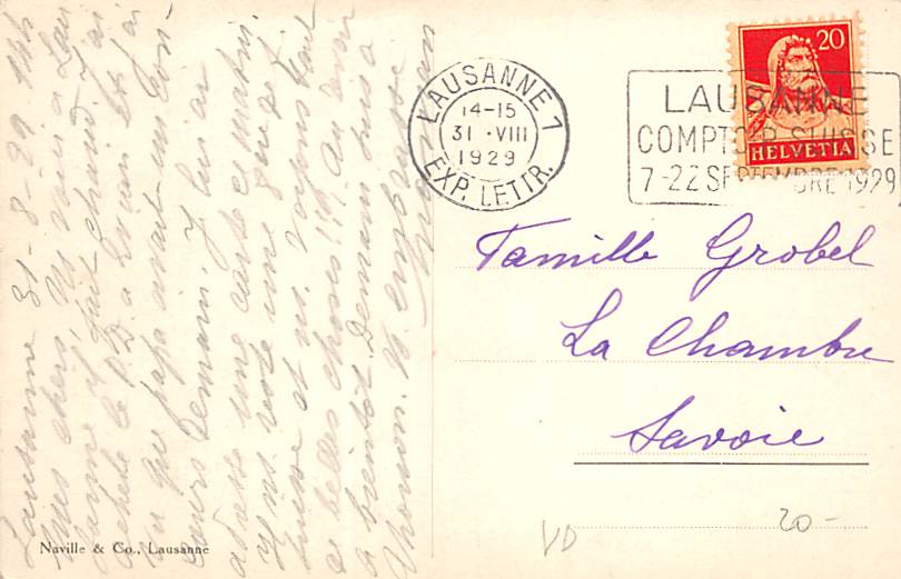 Lausanne, Place de la Riponne et Université