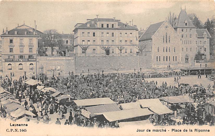 Lausanne, Jour de marché