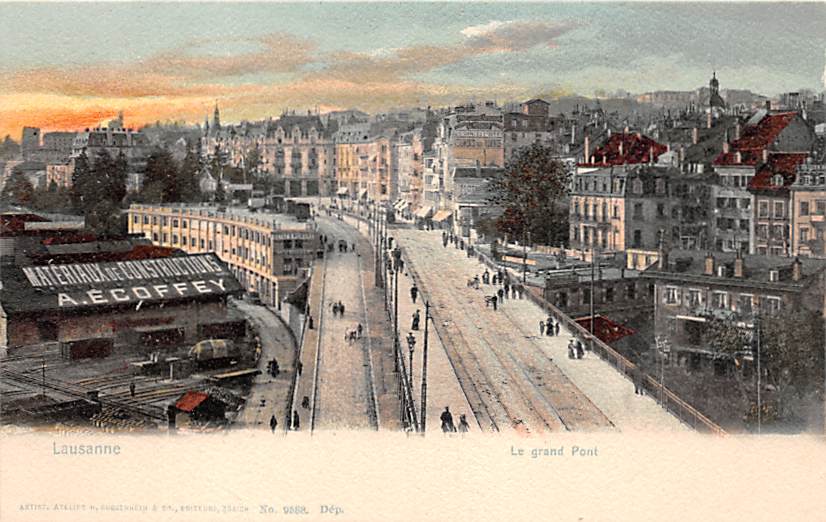 Lausanne, Le grand pont