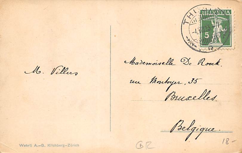 Thusis. gegen die Viamala