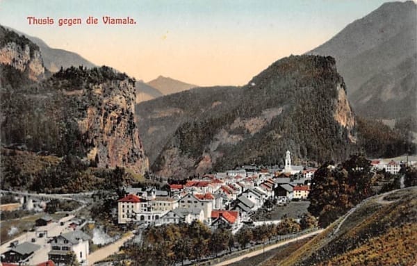 Thusis, gegen die Viamala