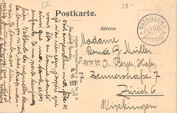 Splügen, Dorfpartie