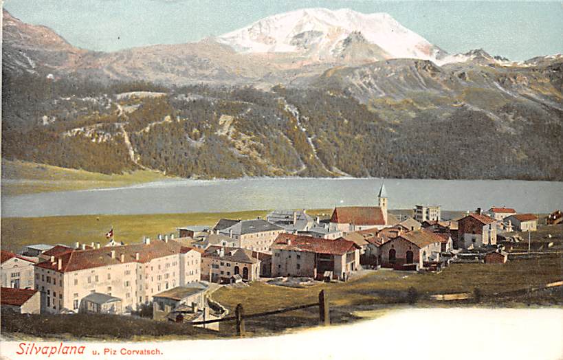 Silvaplana, und Piz Corvatsch