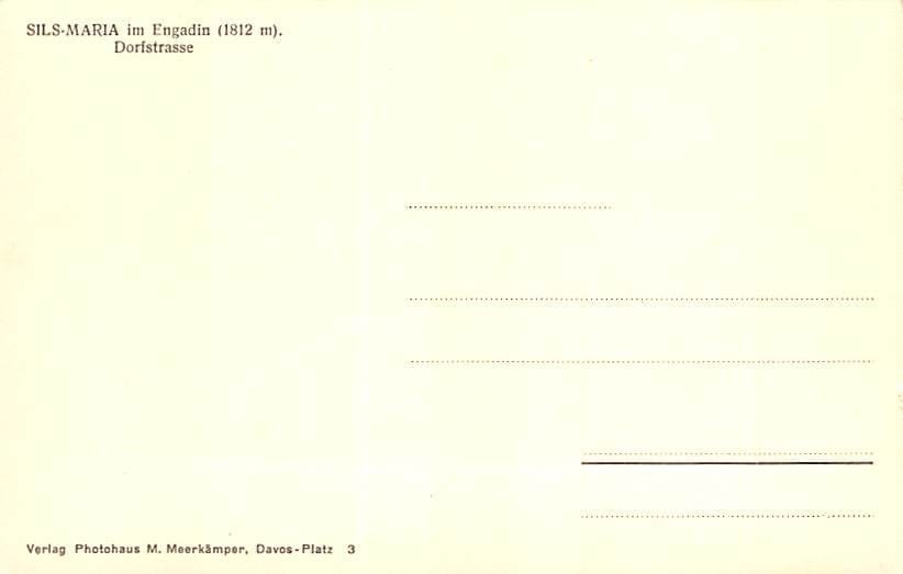 Sils, Maria, Dorfstrasse