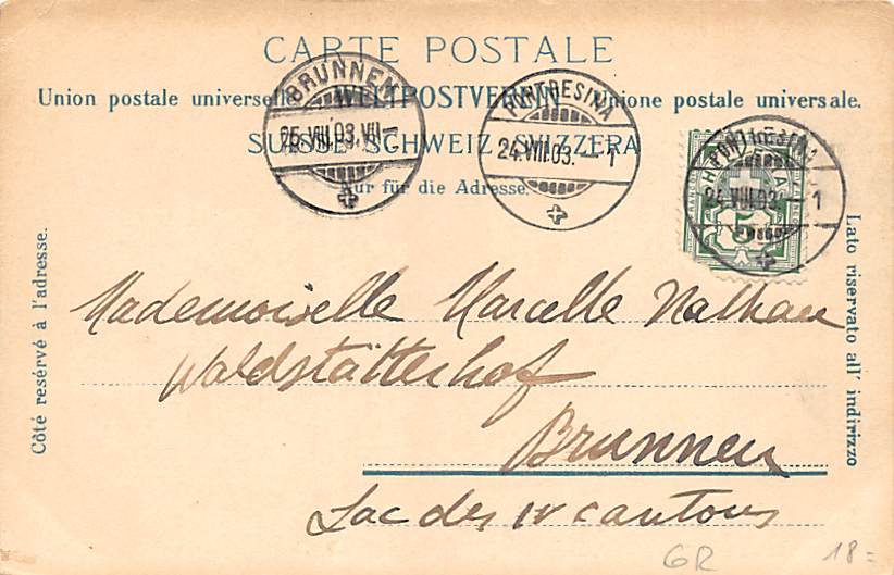 Pontresina, mit Piz Palü