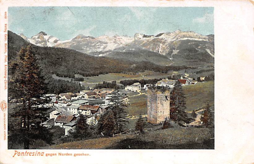 Pontresina, gegen Norden gesehen