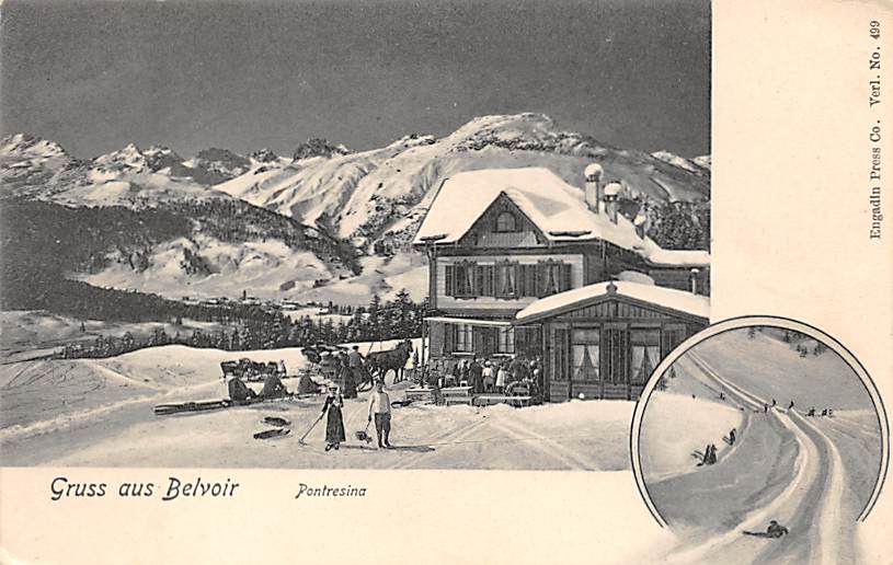 Pontresina, Gruss aus Belvoir