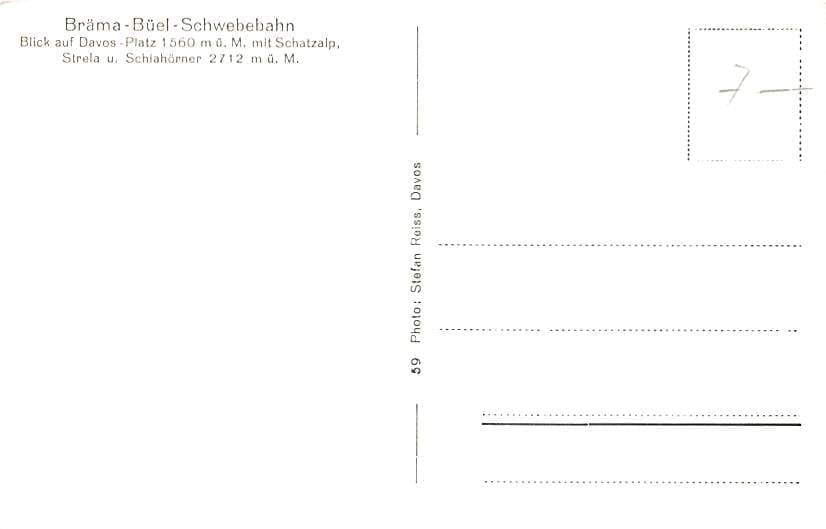 Davos-Platz, Schwebebahn Bräma-Büel