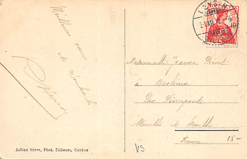 Leysin, en Hiver, vue générale