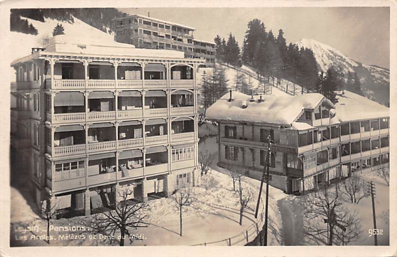 Leysin, Pensions