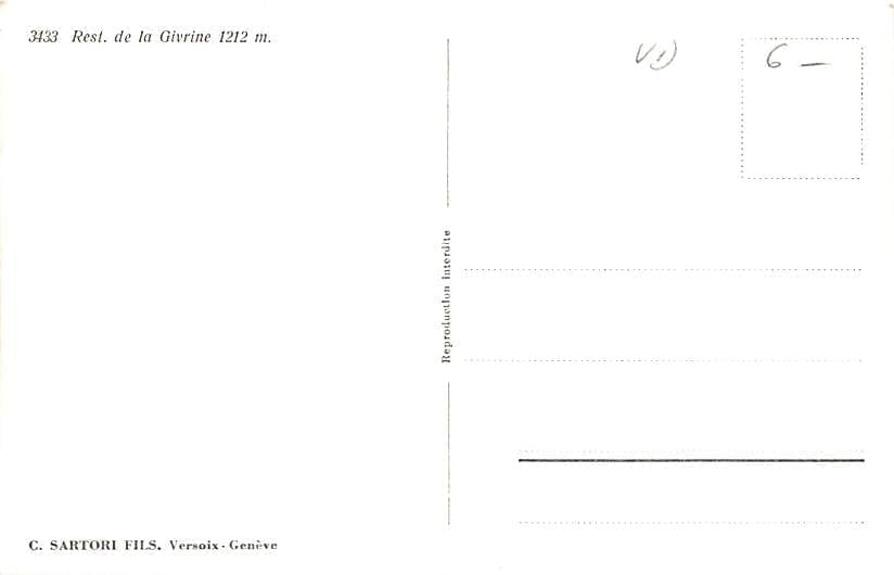 La Givrine, Restaurant