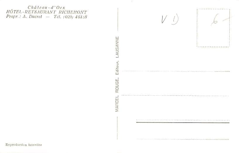 Chateau-d'Oex,Hotel-Restaurant Richemont