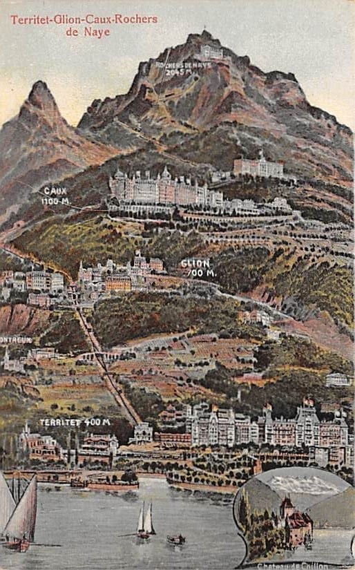 Territet, Glion, Caux, Rochers de Naye