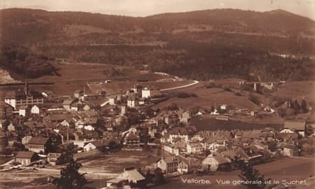 Vallorbe, , Vue générale et le Suchet