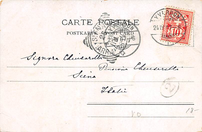 Yverdon, Le Chateau et l'Eglise