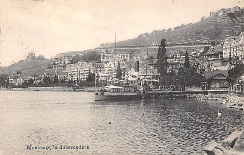 Montreux, le débarcadère