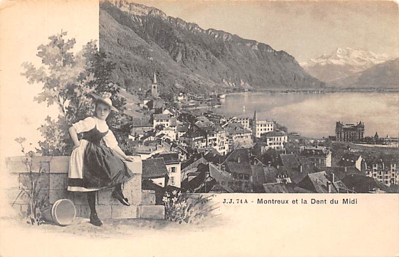 Montreux, et la Dent du Midi