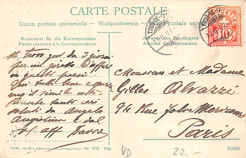 La Tour de Peilz, et la Dent du Midi