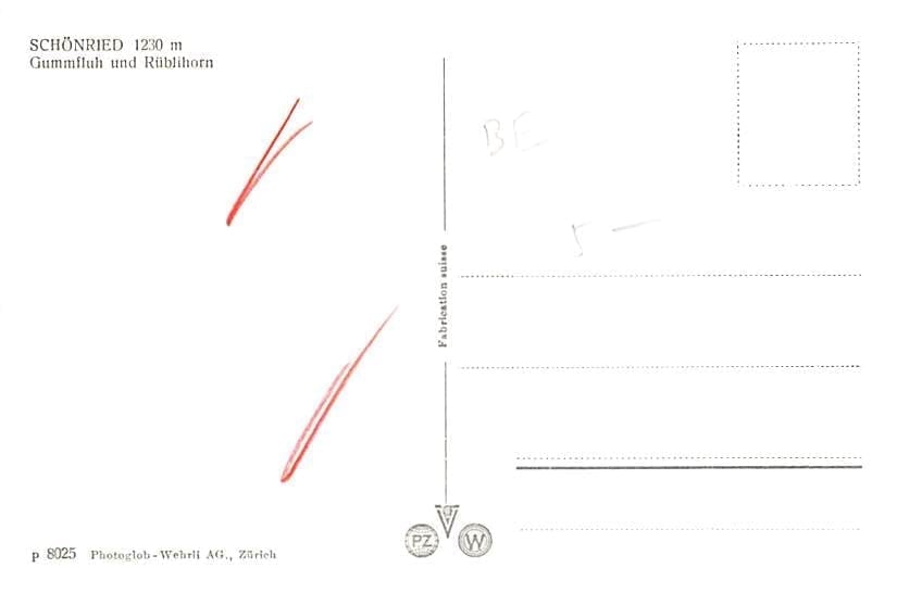 Schönried, Gummfluh u. Rüblihorn