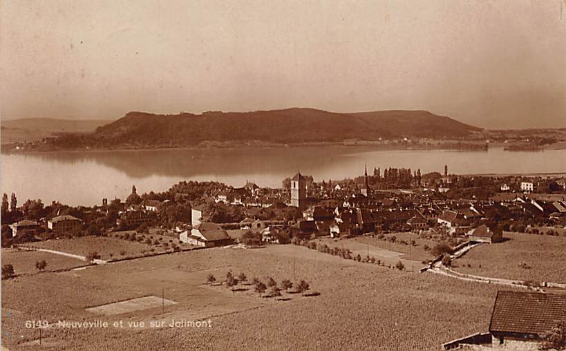 La Neuveville, et vue sur Jolimont