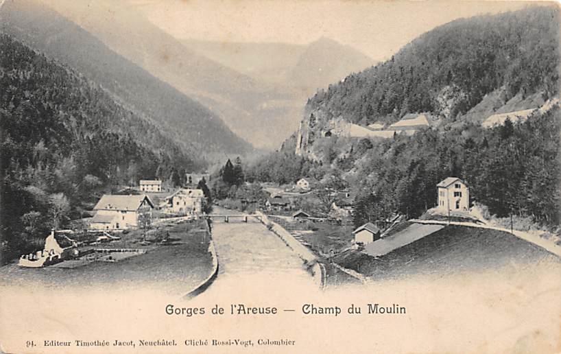Champ du Moulin, Gorges de l'Areuse