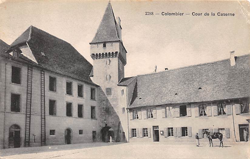 Colombier, Cour de la Caserne
