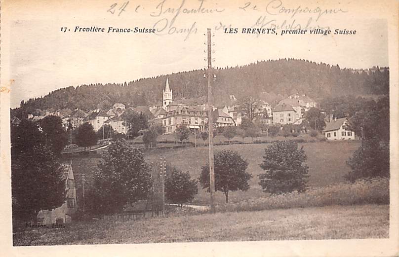Les Brenets, premier village Suisse