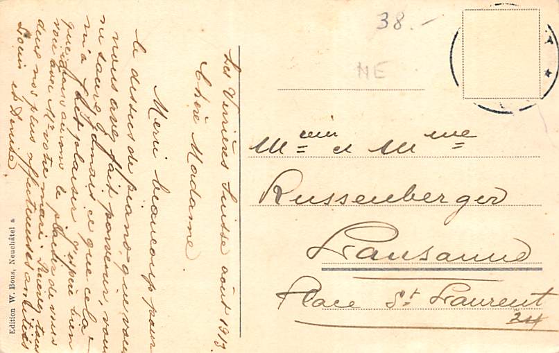 Les Verrières, Croix Blanche