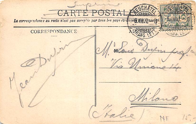 Neuchatel, Académie et Ecole de Commerce