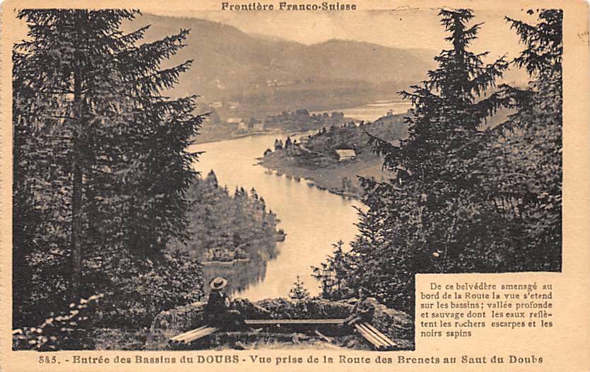Bassins du Doubs, Frontière