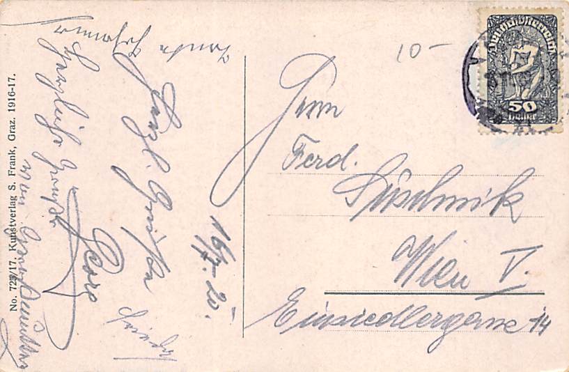 Graz, Franz Carl Brücke mit Schlossberg