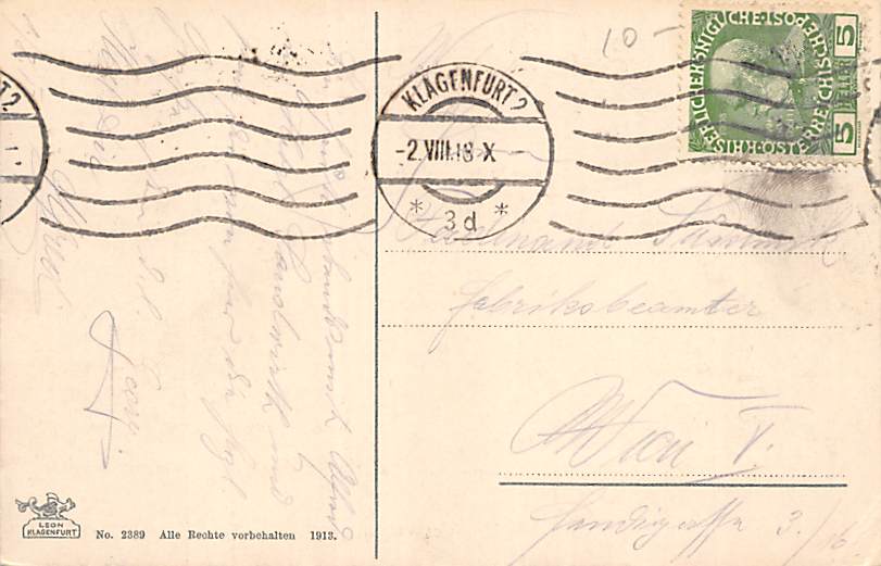 Neu-Klagenfurt, mit Obir im Hintergrunde