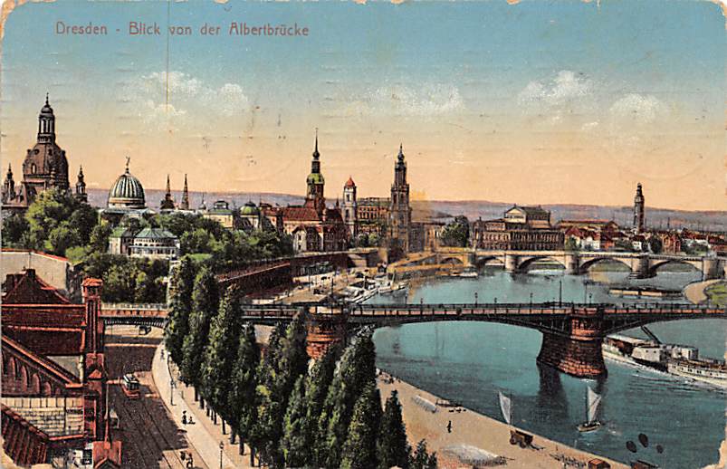 Dresden, Blick von der Albertbrücke
