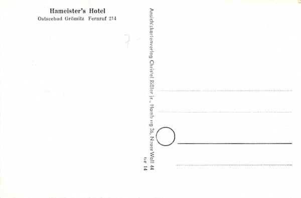Grömitz, Ostseebad, Hameister's Hotel