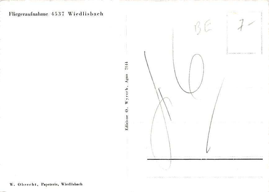 Wiedlisbach, Fliegeraufnahme