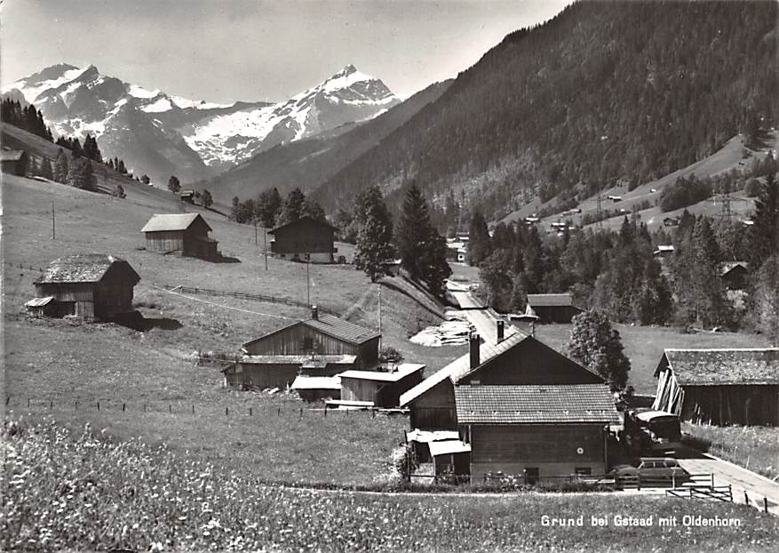 Grund bei Gstaad, mit Oldenhorn