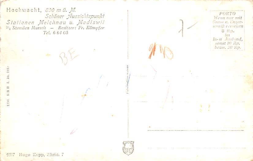 Hochwacht, Melchnau, Madiswil