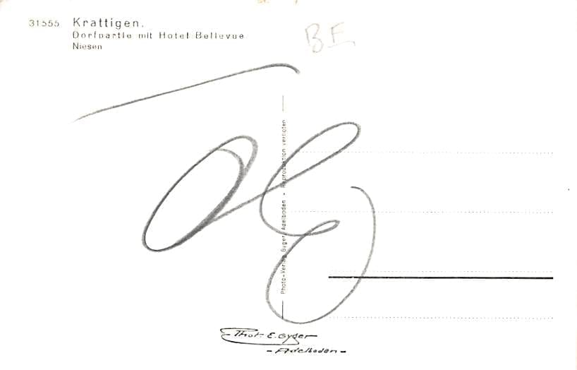 Krattigen, Dorfpartie