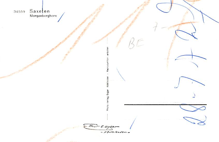 Saxelen, Morgenberghorn