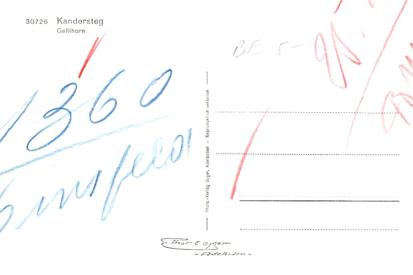 Kandersteg, Gellihorn