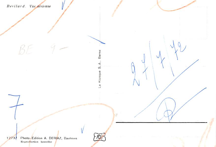 Bevilard, Vue aérienne