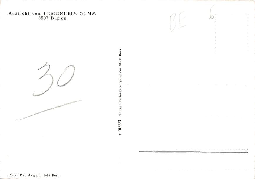 Biglen, Aussicht vom Ferienheim GUMM