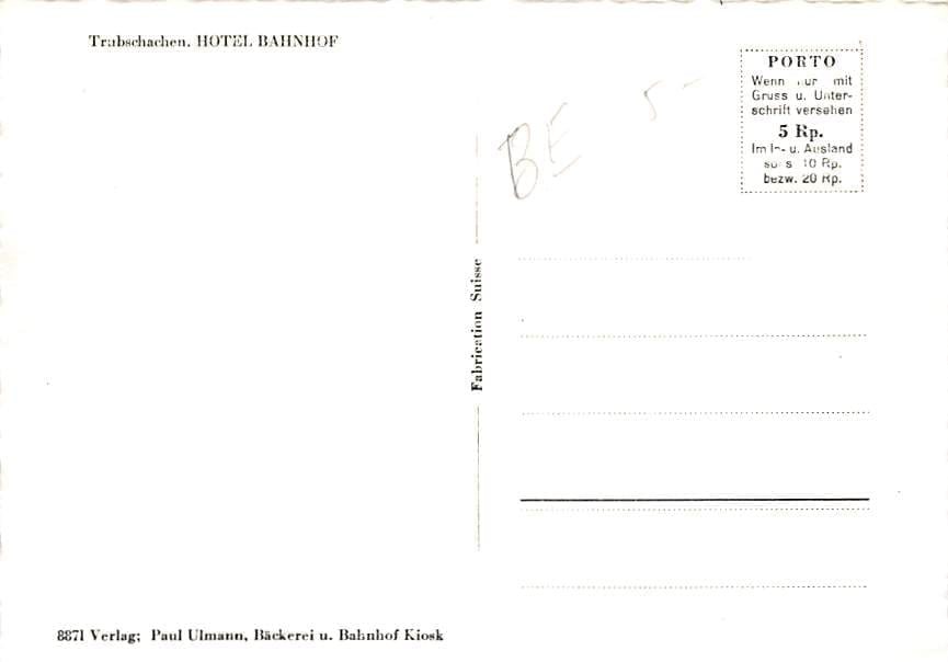 Trubschachen, Hotel Bahnhof