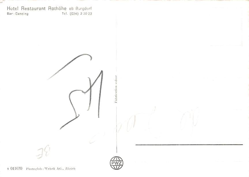 Oberburg, Restaurant Rothöhe